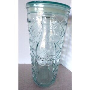 Vidrios San Miguel Glass Coca Cola Glass Bottle With Logo, No Straw